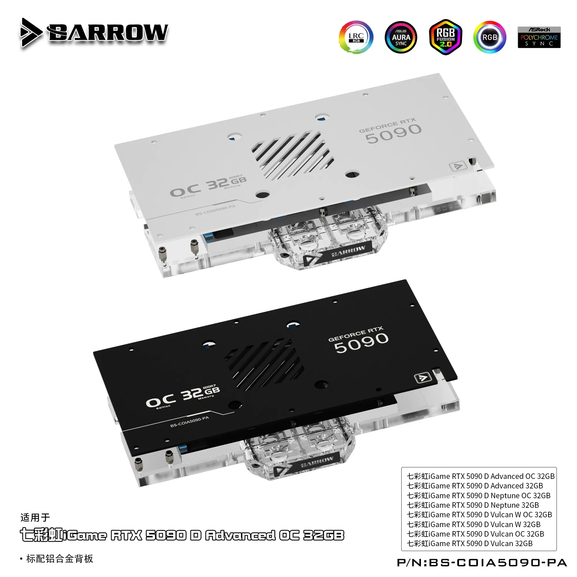 Barrow BS-COIA5090-PA Blocco A - Rtx 5090 32Gb recensione e prezzo